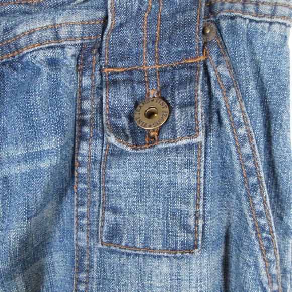 TINT Womens Blue Jean Below Knee Skirt Size 4 Pre-owned Good Condition 5… - Picture 3 of 7
